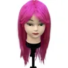 Pink wig model, adult hairstyle display, model shooting props, hairstyle design practice model, headwear accessories Item Picture